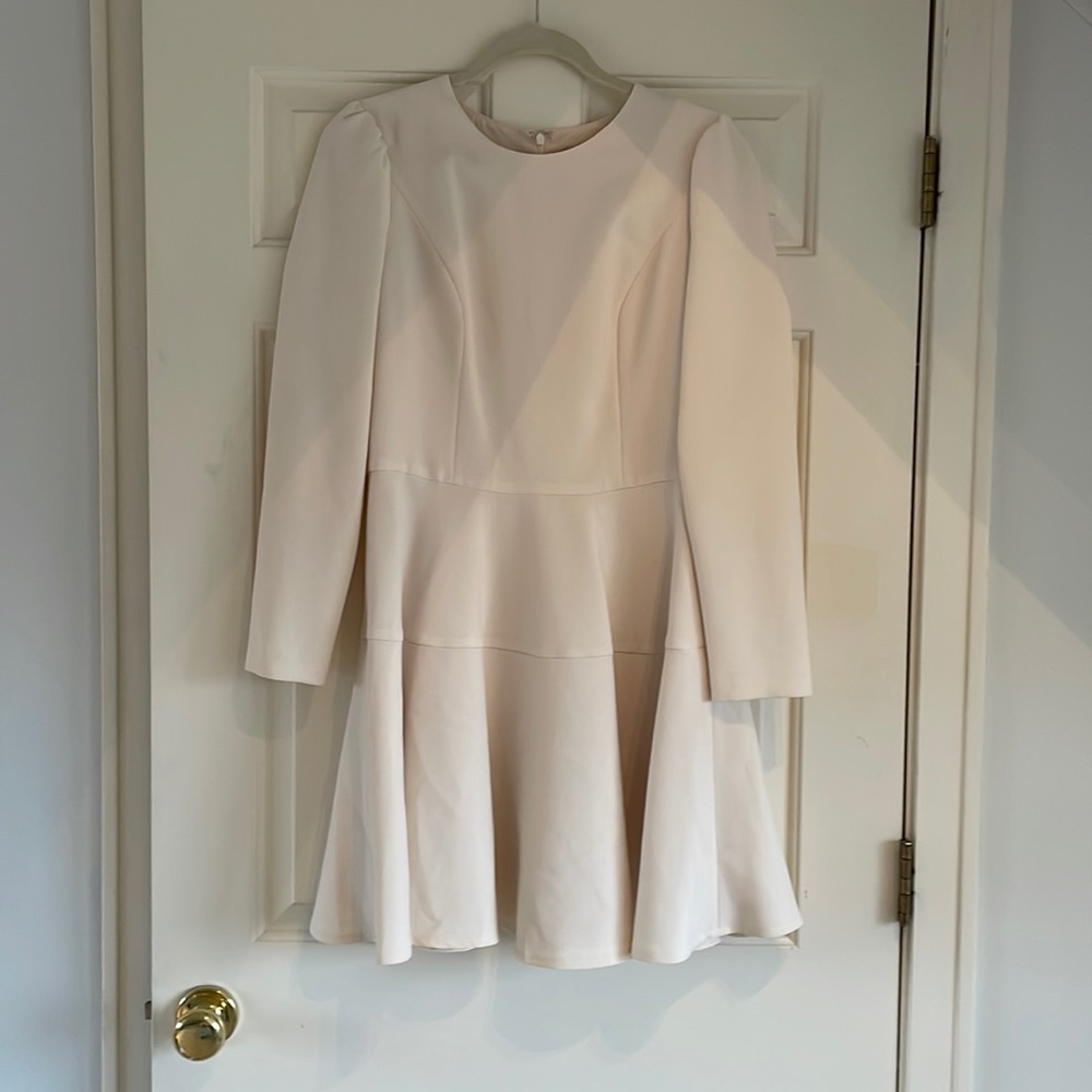 Gal Meets Glam Off White Dress